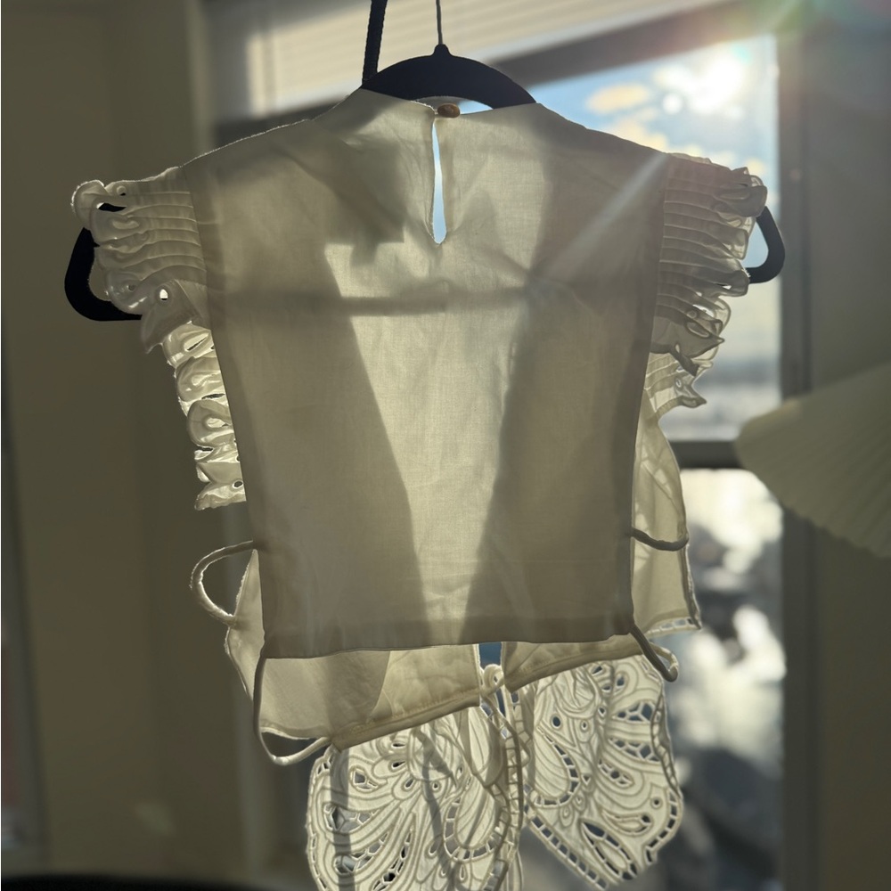 FARM Rio Butterfly Richelieu Blouse - Picture 4 of 6